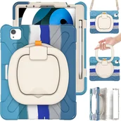 Etui do tabletów - Etui do iPad 3/2/1/Pro 11" z Podstawką i Paskiem na Ramię Niebieskie - miniaturka - grafika 1
