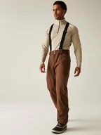 Spodnie narciarskie - Dare 2b Spodnie narciarskie "Achieve II" w kolorze jasnobrązowym - miniaturka - grafika 1