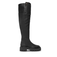 Kozaki damskie - Kozaki Kurt Geiger 225-Shoreditch Otk Chunky 655100109 Czarny - miniaturka - grafika 1