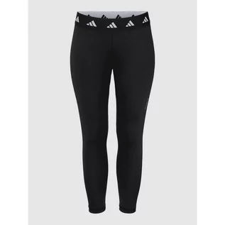 Legginsy - Legginsy PLUS SIZE z wyhaftowanym logo - Adidas Sportswear Plus - grafika 1