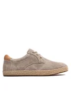 Espadryle męskie - Lanetti Espadryle 121AM0280 Beżowy - miniaturka - grafika 1