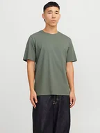 Koszulki męskie - Jack & Jones Koszulka w kolorze khaki - miniaturka - grafika 1