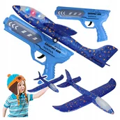 Samoloty i helikoptery - SAMOLOT STYROPIANOWY PISTOLET NA SAMOLOTY WYRZUTNIA SAMOLOTOWA SZYBOWIEC - miniaturka - grafika 1