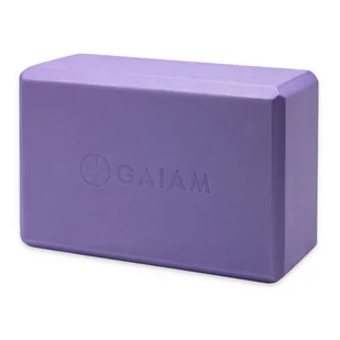 GAIAM KOSTKA DO JOGI Z PIANKI FIOLETOWA 52214 - Klocki do jogi - miniaturka - grafika 1