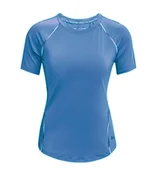 Koszulki i topy damskie - Under Armour Koszulka Fitted HeatGear Rush Scallop SS 1360852470 SM - miniaturka - grafika 1
