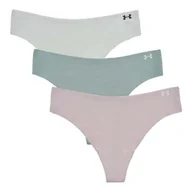 Majtki damskie - Stringi damskie Pure Stretch NS Thong 3 pary Under Armour - miniaturka - grafika 1