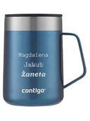 Kubki termiczne - Kubek termiczny z grawerem Contigo Streeterville 420 ml - NiebieskiÂ - miniaturka - grafika 1