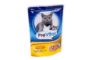 Karma mokra dla kota PREVITAL, kurczak w galaretce 100 g - Mokra karma dla kotów - miniaturka - grafika 1