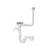 Akcesoria do armatury i ceramiki - Syfon typu Space Saving z przelewem bez korka - miniaturka - grafika 1