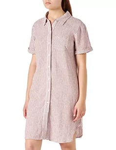 Gerry Weber Sukienka damska, czerwony/pomarańczowy/ecru/białe paski, 40 - Sukienki - miniaturka - grafika 1