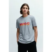 Koszulki męskie - HUGO T-shirt Danda | Regular Fit - miniaturka - grafika 1