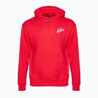 Bluzy męskie - Bluza męska Vans Dettori Loose Pullover racing red/marshmallow - miniaturka - grafika 1