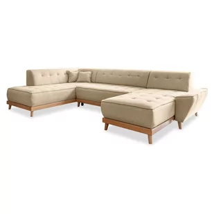 Beżowa rozkładana sofa w kształcie litery "U" Miuform Dazzling Daisy, lewostronna - Narożniki - miniaturka - grafika 1