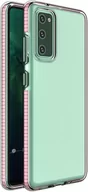 Etui i futerały do telefonów - Samsung Spring Case pokrowiec żelowe etui z kolorową ramką do Galaxy A02s EU jasnoróżowy - miniaturka - grafika 1