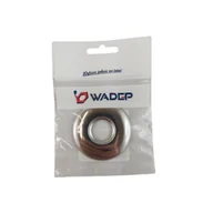 Akcesoria do armatury i ceramiki - Rozeta chromowana - 1/2" (płytka) WADEP - miniaturka - grafika 1