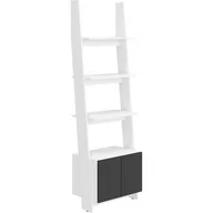 Regały - Regał 60 1D RAC-04 Rack MebloCross Biały Mat / Czarny Połysk - miniaturka - grafika 1
