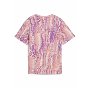 Młodzieżowa koszulka Essentials Nature 2.0 PUMA Pink Fruit - Odzież sportowa dziecięca - miniaturka - grafika 1