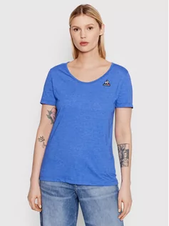 Koszulki i topy damskie - Le Coq Sportif T-Shirt 2210523 Niebieski Regular Fit - grafika 1
