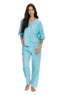 Piżamy damskie - Momenti Per Me Bounty Blue piżama damska - miniaturka - grafika 1