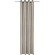 Firany - Firana na przelotkach Zadig brązowo-szara 140 x 280 cm Inspire - miniaturka - grafika 1