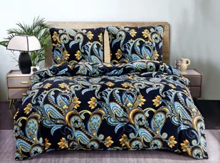 Cotton World Pościel zimowa 220X200 z prześcieradłem SHY2555 - Pościel - miniaturka - grafika 1