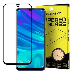 Wozinsky super wytrzymałe szkło hartowane Full Glue na cały ekran z ramką Case Friendly Huawei P Smart 2020 / Huawei P Smart Plus 2019 / P Smart 2019 czarny - Szkła hartowane na telefon - miniaturka - grafika 1