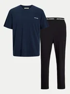 Piżamy damskie - Jack&Jones Piżama Everest 12273633 Granatowy Standard Fit - miniaturka - grafika 1