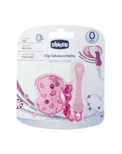 Chicco Łańcuszek Z Klipsem Do Smoczka Mix Różowy Niebieski Zielony - Akcesoria do smoczków - miniaturka - grafika 2