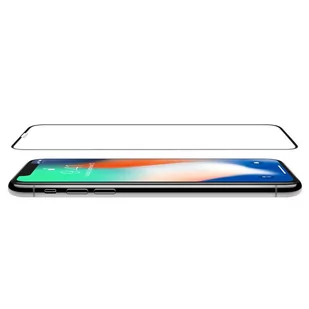 JCPAL Preserver Glass (czarna ramka) iPhone XS/X - Szkło ochronne iPhone XS/X na cały ekran - Szkła hartowane na telefon - miniaturka - grafika 3