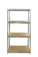 Szafy i regały magazynowe - Regał Helios magazynowy metalowy HZZ_180X100X45_4_350 ilość półek 4 nośność 350 kg / Wamar-Sosenka - miniaturka - grafika 1