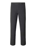Spodnie męskie - SELETED HOMME Spodnie męskie, Grey/Checks:navy, 33W / 34L - miniaturka - grafika 1