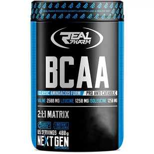 Real Pharm BCAA 400g - Aminokwasy - miniaturka - grafika 1