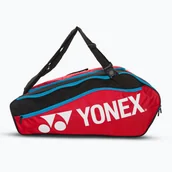 Tenis ziemny - Torba YONEX 1223 Club Racket Bag black/red - miniaturka - grafika 1