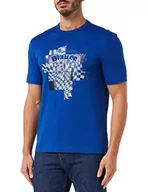 Koszulki męskie - Blauer Koszulka męska z krótkim rękawem, 772 Sodalite, 44, 772 Sodalite niebieski, 42 - miniaturka - grafika 1