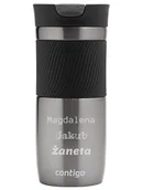 Kubki termiczne - Kubek termiczny z grawerem Contigo Byron 470ml - Gunmetal - miniaturka - grafika 1