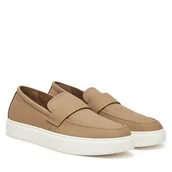 Sneakersy męskie - Sneakersy Calvin Klein Moccasin Lth Unlined HM0HM01813 Brązowy - miniaturka - grafika 1