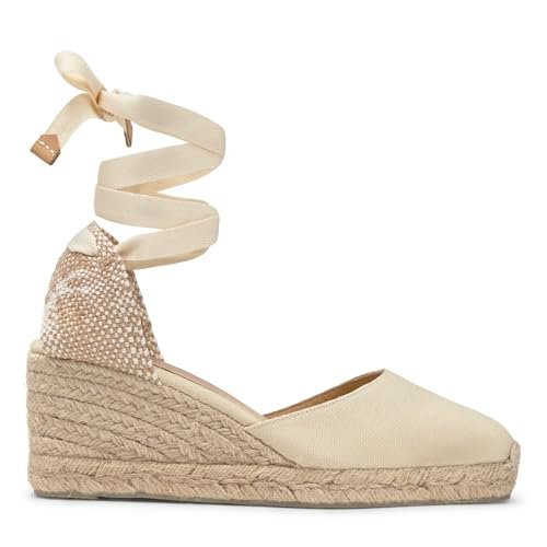 Castañer Damskie Carina/6/001 Espadryle, kość słoniowa Ivory 203, 40 EU