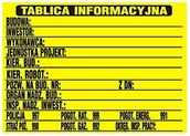 Tablice i flipcharty - Tabliczka informacyjna BUDOWLANA 690*460MM - miniaturka - grafika 1