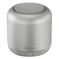 Głośniki przenośne - Hama STEEL DRUM Srebrny - miniaturka - grafika 1