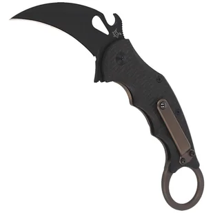 Nóż składany FOX Karambit Titanium Frame Lock / Carbon Fiber, Cerakote Black Elmax (FX-599TiC) - Noże - miniaturka - grafika 5