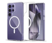 Etui i futerały do telefonów - Tech-Protect Flexair Hybrid Magsafe do Samsung Galaxy S25 Ultra Clear - miniaturka - grafika 1