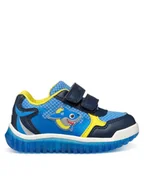 Buty dla chłopców - Geox Sneakersy B Lightyloo B555ZA 0BC14 CF44D Niebieski - miniaturka - grafika 1