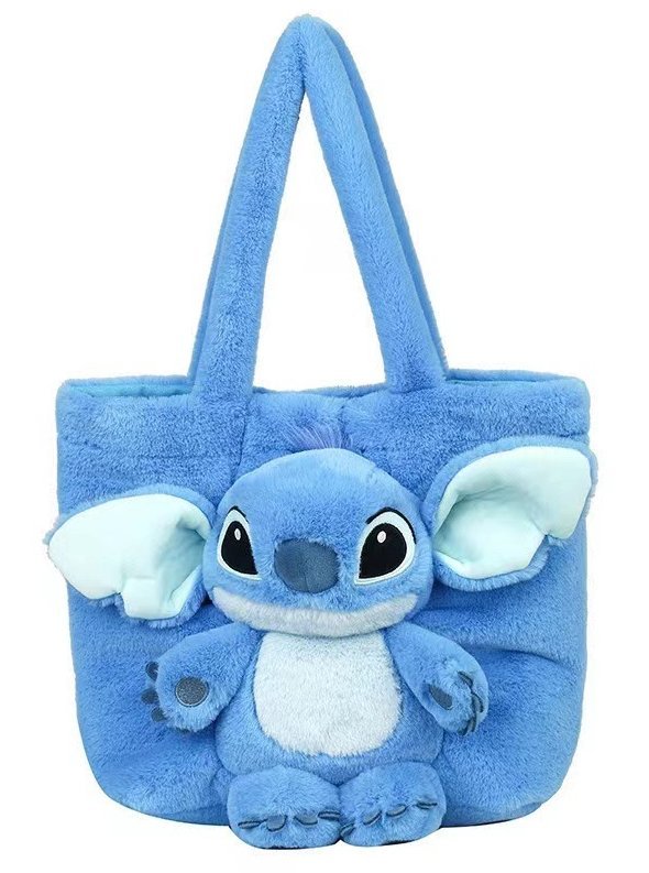 PLUSZOWA TOREBKA SHOPPER KAWAII MIĘKKA TORBA FUTRZANA CUTE STYLE