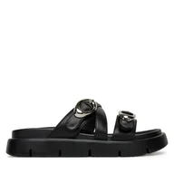 Klapki i japonki damskie - Klapki Badura CHAMOMILE-7Y002 Czarny - miniaturka - grafika 1