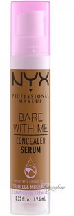 NYX Professional Makeup - BARE WITH ME - Concealer Serum - Korektor z serum - 9,6 ml - 10 - CAMEL - Korektory do twarzy - miniaturka - grafika 1