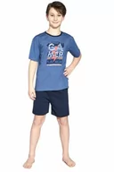 Piżamy chłopięce - Cornette Gamer 476/92 Jeans piżama chłopięca - miniaturka - grafika 1