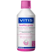 Płyny do płukania jamy ustnej - Vitis Healthy Gums, płyn do płukania jamy ustnej, bez alkoholu, 500 ml - miniaturka - grafika 1
