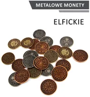 Akcesoria do gier planszowych - Rebel Metalowe Monety Elfickie zestaw 24 monet - miniaturka - grafika 1