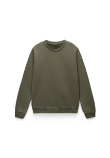 felpa uomo napapijri balis crew 1 - np0a4fqw g0a1 tea leaf - Bluzy męskie - miniaturka - grafika 1