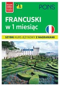Książki do nauki języka francuskiego - Francuski w 1 miesiąc. Szybki kurs językowy z nagraniami mp3 - miniaturka - grafika 1